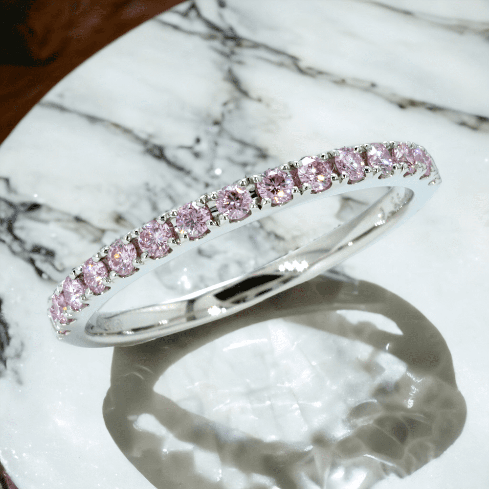 今人気のピンクダイヤモンドの指輪
